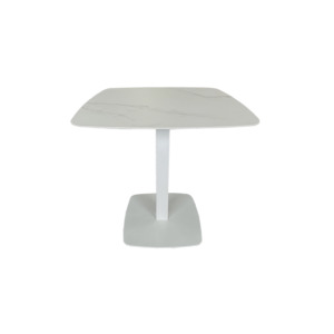 Mahina Ceramic Outdoor Bistro Table - White