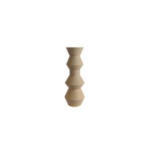 All Decor: Triple Angle Ceramic Vase - Sand