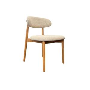 New Arrivals Furniture: Ollo Oak Dining Chair - Cobble Fabric