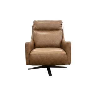 All Lounge Furniture: Mikado Leather Swivel Chair - Urban Sofa - RWB Brown Leather