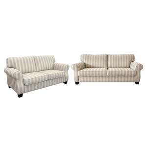 All Lounge Furniture: Eaton 3+2.5 Seater - NZ Made - Warwick Arlyn Moss Fabric