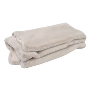 Faux Fur Throw - Pearl