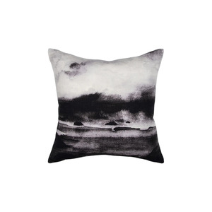 Cushion - Evenfall With Feather Inner - Black
