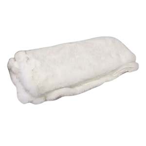 New Arrivals Accessories: Faux Fur Throw - White Fleck