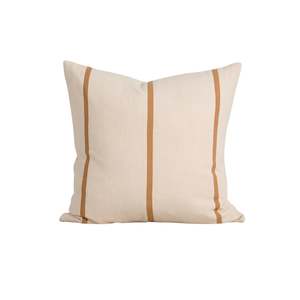 Cushion - Otis With Feather Inner - Oat/Caramel