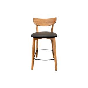 Pisa Counter Stool - Solid Oak Timber - Matt Lacquer Finish