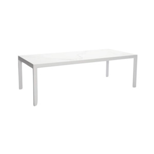 Outdoor Sale: Malmo Large Extension Outdoor Table - White