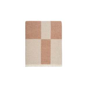Throw - Winton - Wool & Cotton - Coral