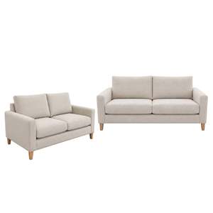 Jameson 3+2.5 Seater - NZ Made - Marais Bone Fabric