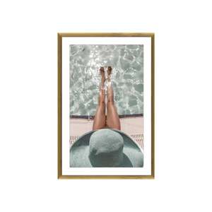 Wall Art - Sunseeker - Oak Frame w Glass - 90x60cm