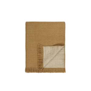 Throw - Chester - Wool/Recycled Polyester - Toffee