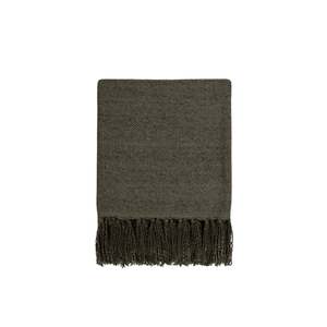 New Arrivals Accessories: Throw - Richmond - Wool/Acrylic - Dark Olive