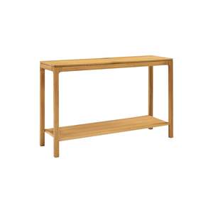 Aurora Oak Console Table 120x38cm - Solid American White Oak