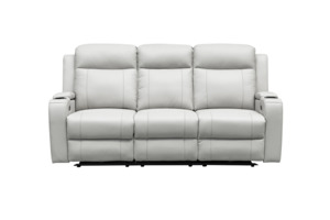 3 Seat: Louise Leather 3 Seat Electric Recliner