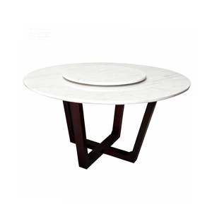 Dining Tables: Omaha Round Dining Table / Marble