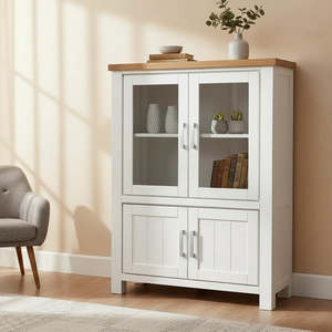 Dining Living: Sicily 4 Door Display Cabinet
