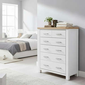 Dining Living: Sicily 6 Drawer Tallboy