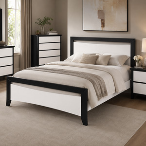 Patrick Bed Frame (Black / White)