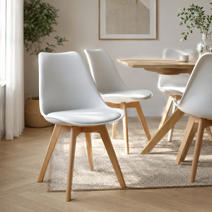 Sonia Dining Chair (White/Black)