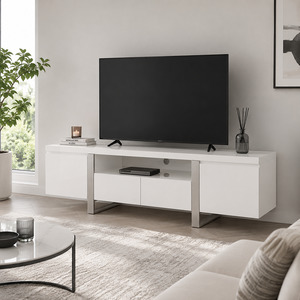 Madrid TV Unit (White Gloss)