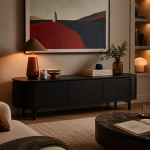 ARC TV Unit (Natural Oak/Black)