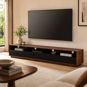 Tv Units: Suave TV Unit W180/200cm (Brown / Black)