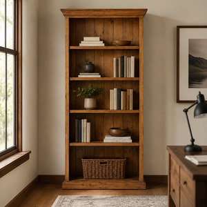 Felton Bookcase (Walnut) 900/940mm