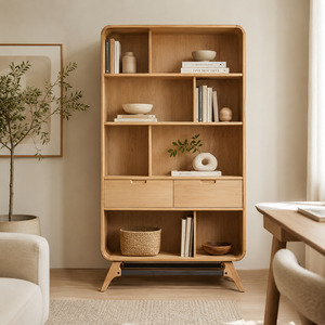 Flow Bookcase W110cm (Oak)