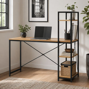 Office Desk: Urban Desk with Bookshelves