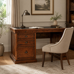 Office 3 Drawer Desk W125cm