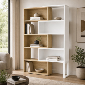 Bookcase: Accord Expandable Bookcase Bookshelves (Multiple Colours)