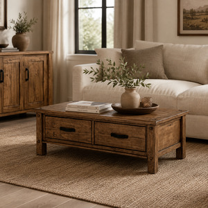 Oberon Coffee Table Solid Wood 120*60*38