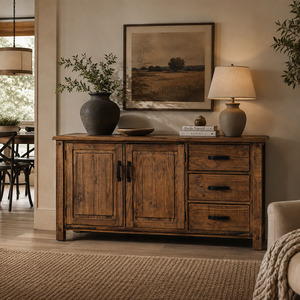 Oberon Sideboard Buffet Table Solid Wood 160*45*80