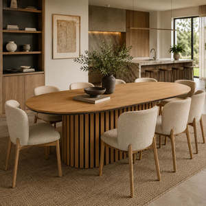 Malmo Oval Dining Table 2.1m