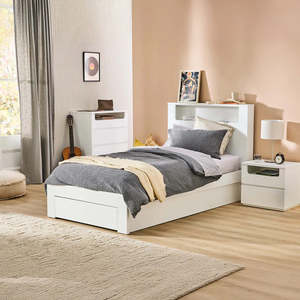 Valencia Gas Lift Bed Frame With 1 Drawer