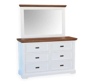Bedroom Sales: Hamptons Dressing Table N Mirror