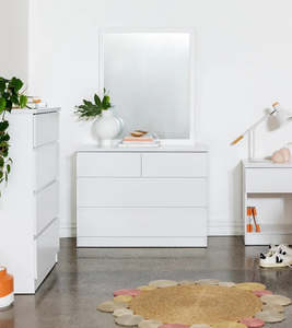 ASTRA 4 Drawer Dresser & Mirror