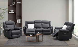 Lounge: Coastline Fabric Recliner 1/2/3 Seat-Rhino