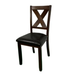 DINING CHAIRS x 4 – BLACK [E]- SOLD