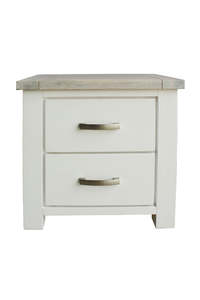 Bedsides Nightstands: Scarletwood 2 Drawer Bedside (W580-D420-H590mm)