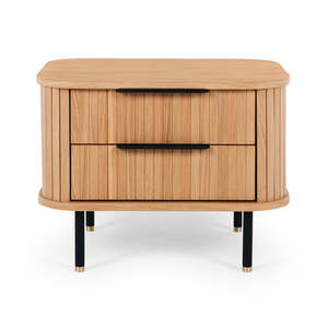 Anders Bedside (Natural Oak) (W57 D42 H50CM)