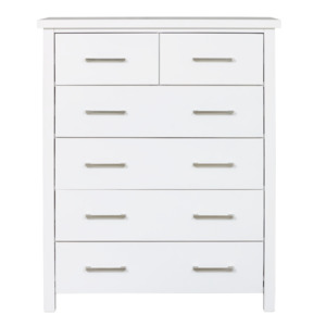 Tallboys: Master-5-Drawer-Tallboy-White