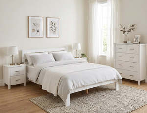 Tallboys: White-Alice-4-pce-Queen-Suite-Tallboy