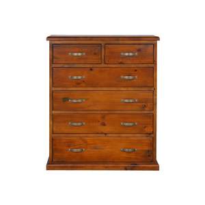 Tallboys: Settler 6 Drawer Tallboy (W1050 x D450 x H1270)