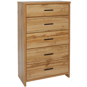 Tallboys: Nova 5 Drawer Tallboy (NZ Made)-Clearance