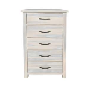 Dressers: Castlepoint 5 Drw Slimboy (W600 D420 H1240mm)