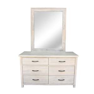 Dressers: Castlepoint 6 Drw Dresser (W1300 D450 H790mm)