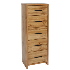 Slimboys Lingerie Cabinets: Nova 5 Drawer Slimboy (NZ Made)-CLEARANCE