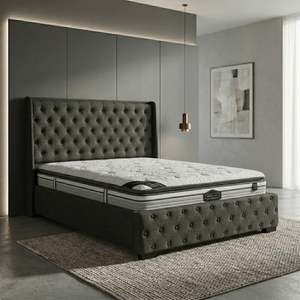 Bed Frames With Mattresses: Devon Storage Bed with Dream Comfort Deal-King