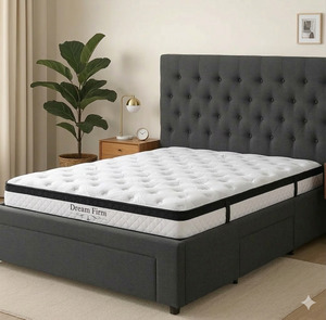 Luna Bed with Dream Firm Mattress- Super King